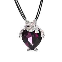 禾场尚腾 奥地利进口水晶 高端大气 性感豹子 项链