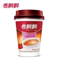 香飘飘 草莓椰果奶茶80g每杯 最新杯装上线