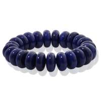 淘翠 5A级帝王青青金石算盘珠大手链18mm 16303