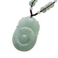 淘翠  天然翡翠A货 芙蓉种莹润富贵满堂吊坠 07879