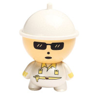 摩奇思MOKIS 2.1A USB公仔车充 白色