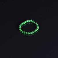 御灵珠宝 老坑满绿翡翠手链 8mm 0204110208003