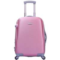 泊客行者 ABS 旅行 糖果色拉杆箱6454-1-20银粉红