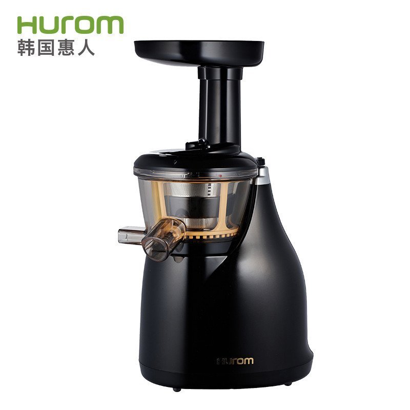 惠人(HUROM)HU-400BK 原汁机 低速榨汁机 家用多功能果汁机 原装进口 汁渣分离 慢速挤压