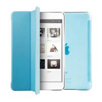 琪瑞 苹果ipad 5 平板电脑保护套 超薄半透明三折皮套 iPad air保护壳带休眠
