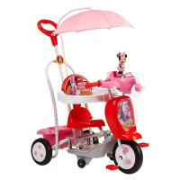 好孩子 Goodbaby 迪士尼米奇米妮米老鼠多功能三轮车 红色 SR44R-J201D