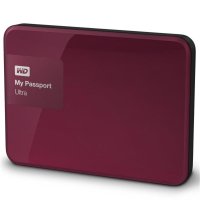 西部数据(WD) My Passport Ultra USB3.0 1TB 超便携移动硬盘 (红色)