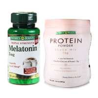 自然之宝蛋白质营养粉420g+褪黑素片120片