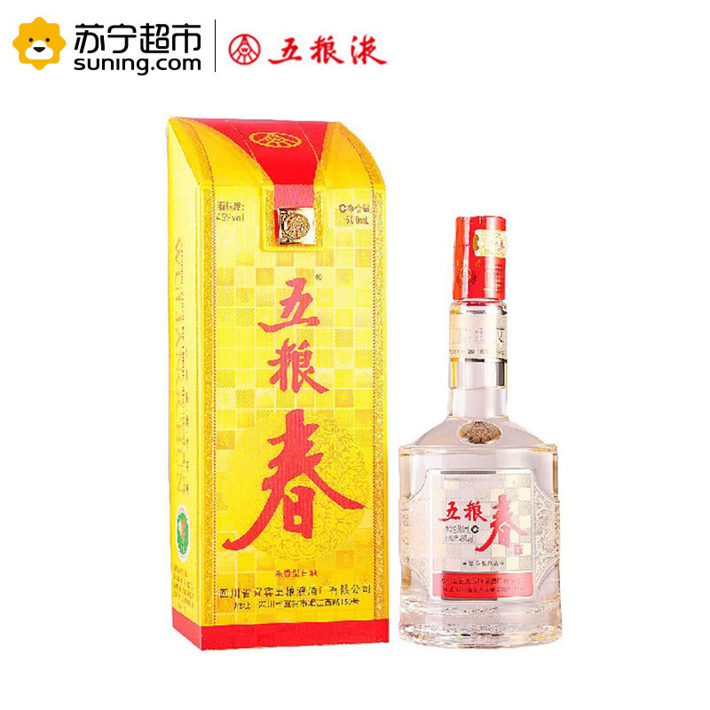 五粮液出品 五粮春 45度 浓香型白酒 500ml 单瓶装