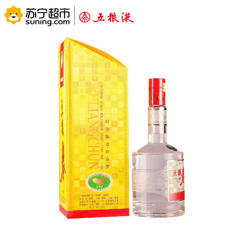 五粮液出品 五粮春 45度 浓香型白酒 500ml 单瓶装