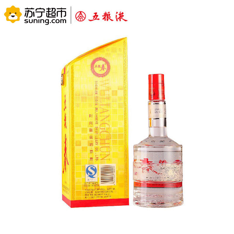 五粮液出品 五粮春 45度 浓香型白酒 500ml 单瓶装
