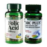 自然之宝叶酸片250片和维矿全ABC Plus多维复合营养片60片