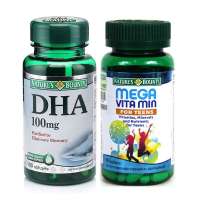 自然之宝少俊综合营养片60片+自然之宝DHA软胶囊100粒 组合