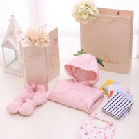 婴倍爱婴儿衣服礼盒宝宝满月用品送礼首选12件套1342020089