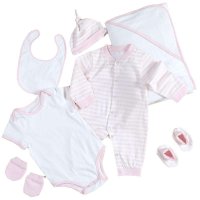 婴倍爱婴儿套装有机棉九件套新生儿礼盒124202017
