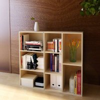 慧乐家鲁比克书柜组合套装(白枫木色)11118(11051-1+11052-1)