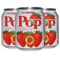 海太POP草莓果肉果汁饮料238ML*3