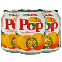 海太POP橙果肉果汁饮料238ML*3