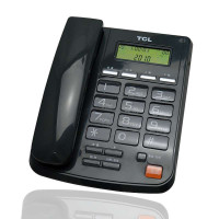 TCL 电话机HCD868(201)TSD 来电显示电话机 (深灰色)