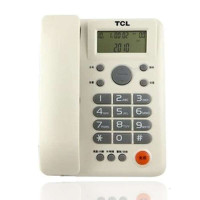 TCL 电话机HCD868(203)TSD 来电显示电话机 (海鸥白)