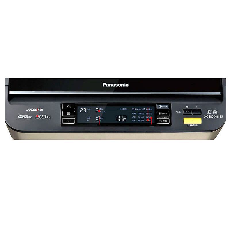 松下(Panasonic) XQB80-X8155 8公斤 静音节能 专业羽绒洗 离心洗衣 全自动波轮洗衣机(银色)图片