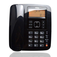 TCL 电话机HCD868(137)TSD 来电显示电话 (黑色)