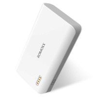 罗马仕(ROMOSS)sense3便携式双USB输出6000mAh移动电源苹果白