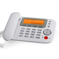 TCL电话机HCD868(156)TSD 来电显示电话机 (雅致白)