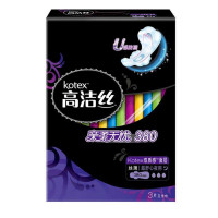[苏宁超市]kotex高洁丝尊享(臻选)系列丝薄夜用380mm3片