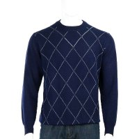 红豆男装商务休闲保暖直筒提花圆领羊绒衫HDZMDR915