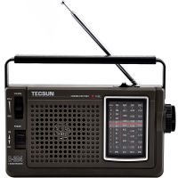 德生/TECSUN R-304 便携式高灵敏度调频/中波/短波收音机 交直流供电,直流大号电池