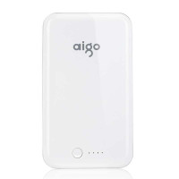 aigo移动电源E100 10000mAh(白色银边)