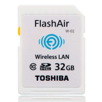 东芝(TOSHIBA)WiFi/无线 FlashAir SD卡 32G 相机卡 SDHC储存卡