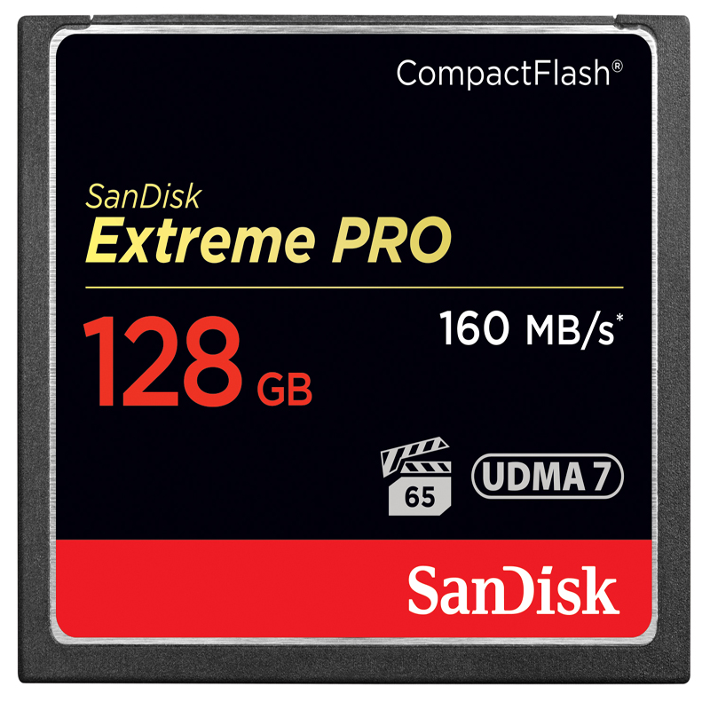 SANDISK(闪迪)ExtremePro(128G)CF存储卡(160M/S)高清大图