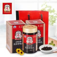 预售正官庄高丽参精丸 韩国进口红参精丸 168g*2瓶/礼盒装 送礼首选
