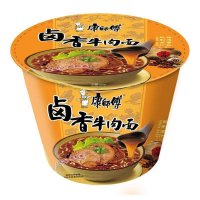康师傅秘制卤香牛肉面 107g/桶