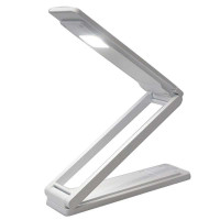 孩视宝 2W折叠式可充电LED护眼台灯VR006便携式旅行寝室停电用创意时尚台灯 白色