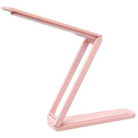 孩视宝 2W折叠式可充电LED护眼台灯VR006便携式旅行寝室停电用创意时尚台灯 粉色