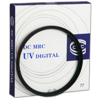 DC MRC UV 77mm 超薄多层防水镀膜个性红圈UV滤镜