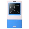 倍思 三星note3 格调智能保护套 蓝/白