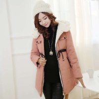 百伶妈妈 孕妇装2015冬装新款 韩版拼接棉衣 孕妇棉衣 孕妇棉袄11663