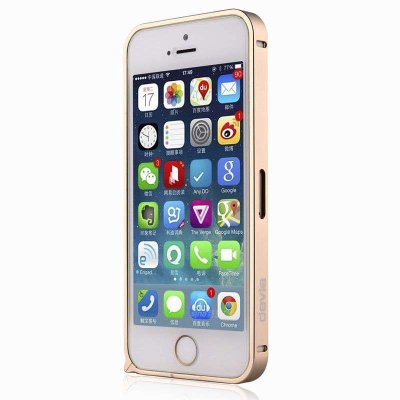 迪沃(devia) 超薄金属边框(经典版)适用于苹果iPhone5/5S手机边框(黑色)