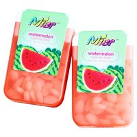[猫诚食品]Mier迷尔无糖薄荷糖(清新西瓜味)10g/盒 清凉糖 办公室零食糖果