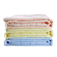 欧麦贝贝omybaby 小兔亲亲婴儿浴巾9006