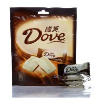 德芙奶香白巧克力分享装90g 情人节圣诞好礼