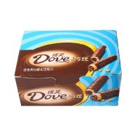 德芙Dove巧丝多层夹心威化巧克力 大盒装x12 情人节礼品