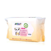 新安怡(AVENT)婴儿唇部手部湿巾80抽