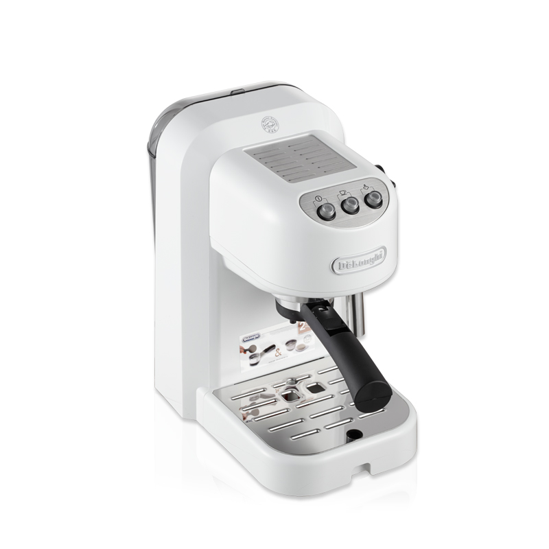 意大利德龙(Delonghi) EC250.W 泵压式咖啡机 家用 商用 泵压式 意式 卡布奇诺 花式咖啡