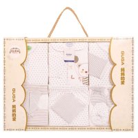 GUGA (咕嘎)纯棉 四季款宝宝服饰礼盒/婴儿礼盒15件套H170均码 含抱被