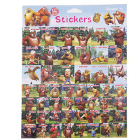 广博(GuangBo) XCM7173 熊出没 卡通手机贴纸/日记贴 4张装 颜色款式随机